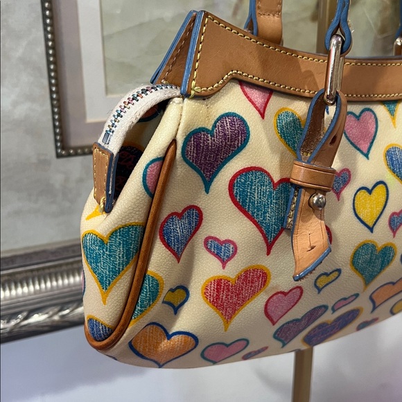 Dooney & Bourke Vintage Y2K Hearts Shoulder Bag - Picture 4 of 14